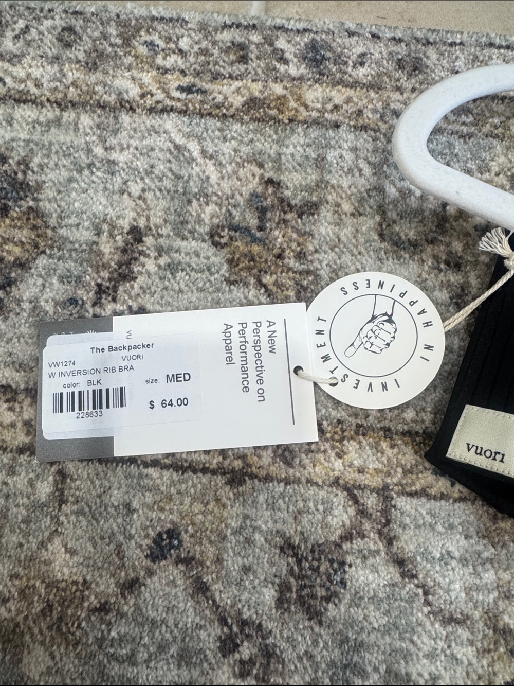 NWT Vuori MEDIUM inversion ribbed bra - Picture 7 of 7